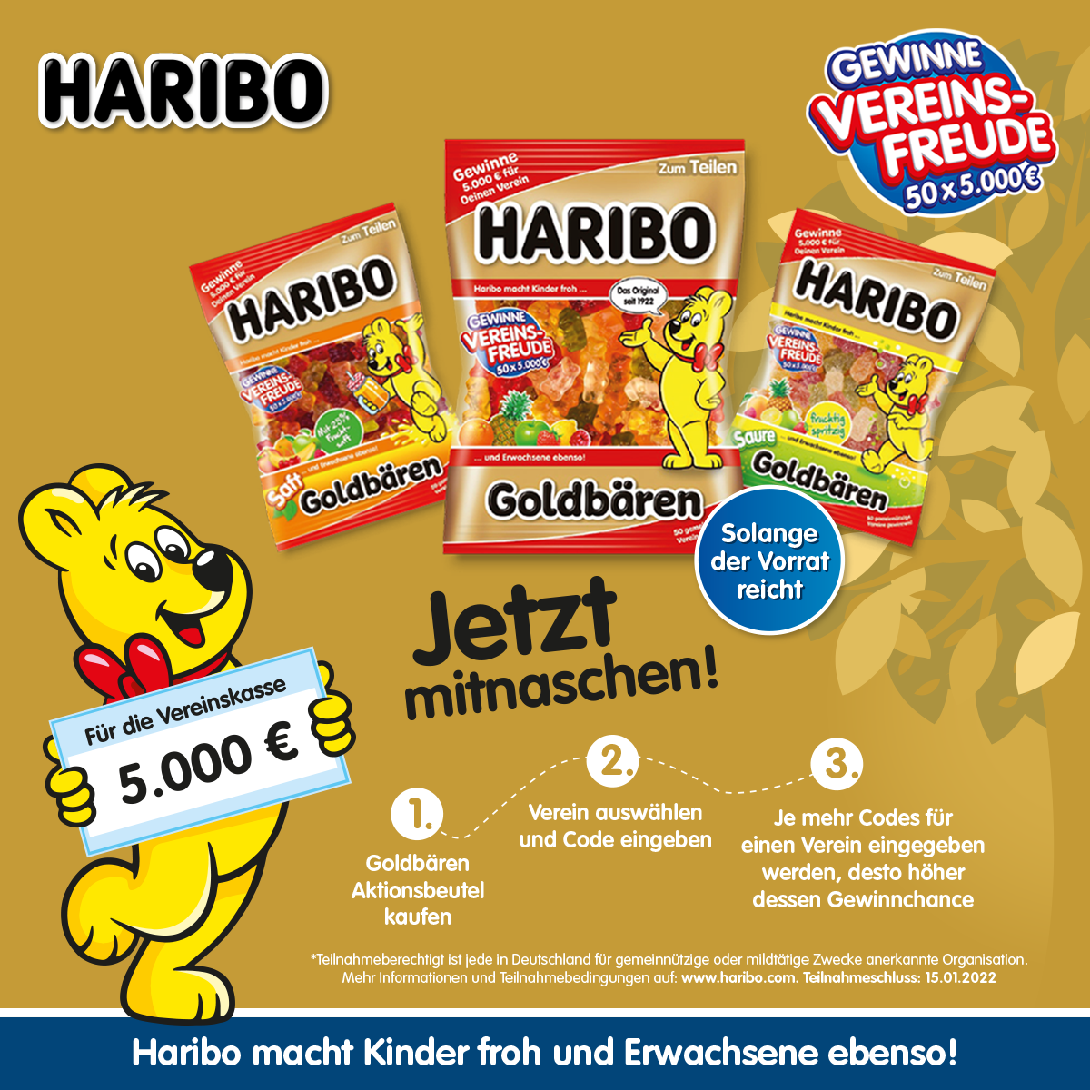 HARIBO Vereinsfreude Grafik 1200x1200px