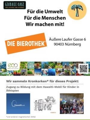 Plakat Eco Projects Hoch Bierothek