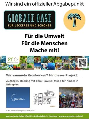 Plakat Eco Projects Hoch Globale Oase