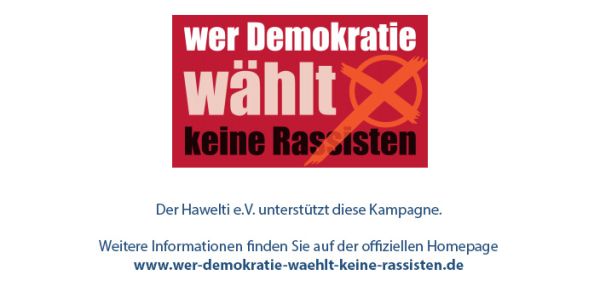 Wer Demokratie waehlt keine Rassisten